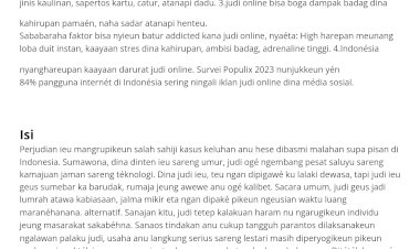 Judol hama kalangan remaja