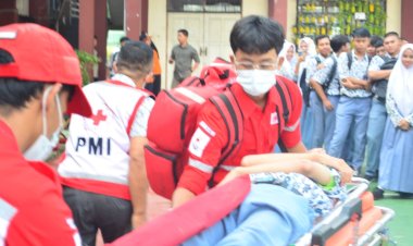 Simulasi Mitigasi Bencana, Wujud Kepedulian SMA Negeri 3 Banjar terhadap Keselamatan.